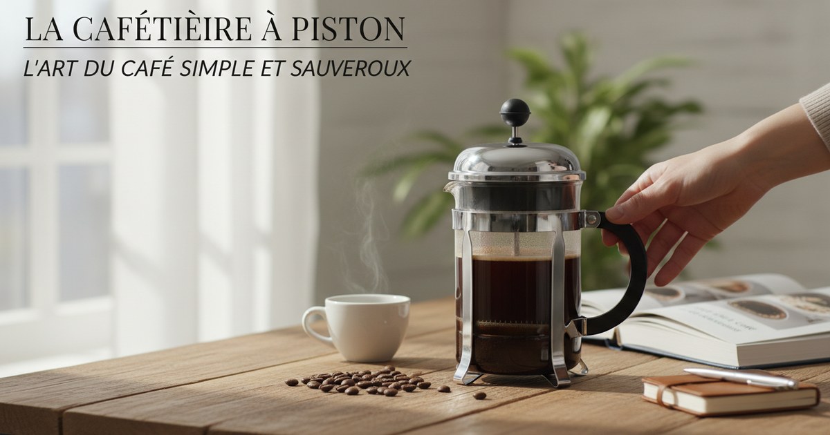 La cafetière à piston : l’art du café simple et savoureux