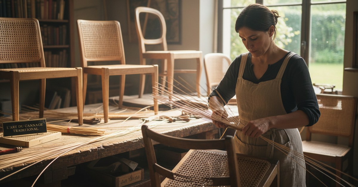 Le cannage de chaises : un art traditionnel à redécouvrir