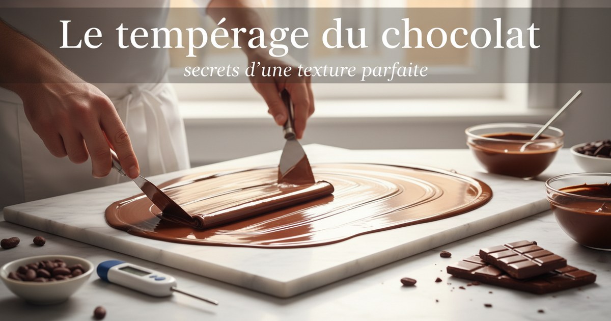 Le tempérage du chocolat : secrets d’une texture parfaite
