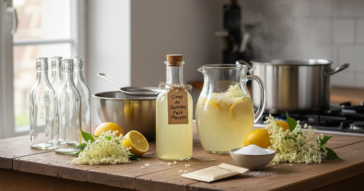Le sirop de sureau : recette et astuces de conservation