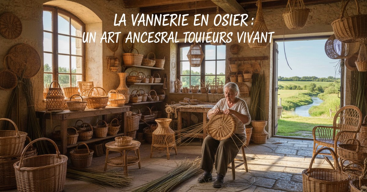 La vannerie en osier : un art ancestral toujours vivant